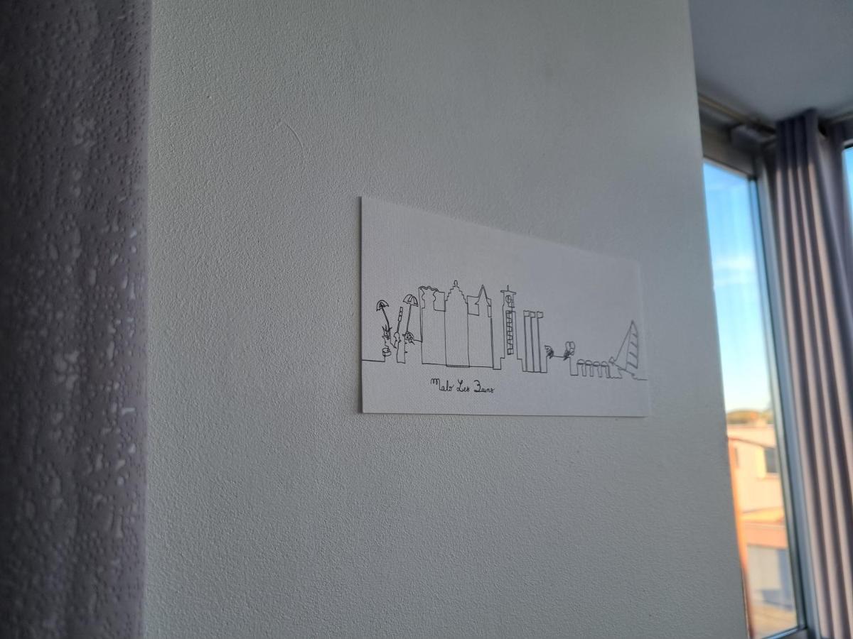 Malouin - Sur La Digue De Les Bains Avec Vue Sur Apartment *